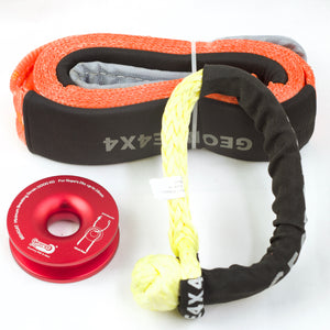 TRS411 Winching Combo Kit : Tree Trunk Protector 4m + Soft Shackle + Snatch Ring 11000kg 4WD Recovery Kit
