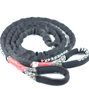 Australian-made & tested Bridle Rope is made of a unique ultra-high molecular weight polyethylene material(UHMWPE), also known as Dyneema/Spectra. Extremely high-strength and low-stretch. UV resistant, waterproof and more durable Very light, can float in water. Both ends have protective sleeves and are fully sheathed 