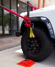 Load image into Gallery viewer, Jack Mate Wheel Lifter - Ultimate Tool for 4WD Tyre Recovery Lift Capacity: With a lift capacity of 5000 LBS/2273 KGS, the Jack Mate Wheel Lifter is powerful enough to handle most 4WD vehicles. Weighing just 2kg, this tool is lightweight and portable The high-quality nylon coating on the Tire Hook ensures that your wheels are protected from tool damage during the lifting process. Scratch Protection: The pad on the rear of the Wheel Lifter prevents scratches on your wheels, keeping them in good condition.