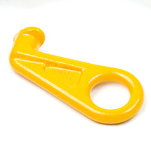 Load image into Gallery viewer, G80 Lifting Eye Container Hook - 45 deg Right Hand, WLL 12.5 Ton Features: Made from G80 alloy steel for durability Designed for lifting containers by connecting to twist lock pockets Safety factor of 4:1 for secure lifting operations Conforms to AS 3776 standards Working Load Limit (WLL) of 12.5 tonnes