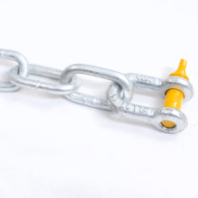 Load image into Gallery viewer, 10mm Trailer Chain &amp; Rated Shackle Combo: 4177-25 600mm + Shackle