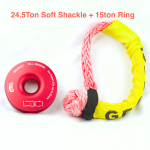 24.5ton soft shackle george4x4 with ring 15000kg
