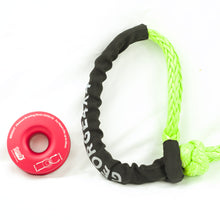 Load image into Gallery viewer, Ring &amp; Soft Shackle Combo : 19800kg Soft Shackle + 11000kg Snatch Winch Pulley Ring RED