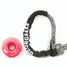 Load image into Gallery viewer, Ring &amp; Soft Shackle Combo : 19800kg Soft Shackle + 11000kg Snatch Winch Pulley Ring RED