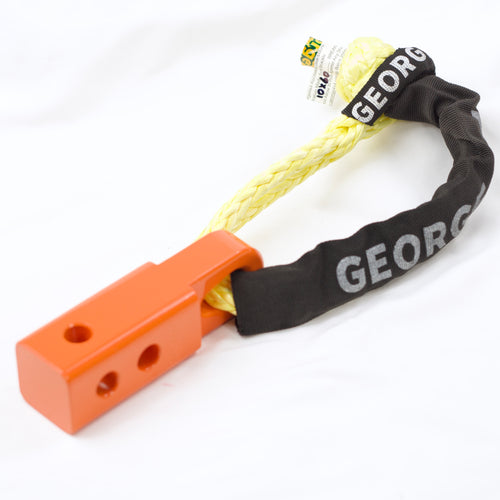 Combo: Orange SK+  Hitch  +  Soft Shackle 13300kg  Tow Bar Snatch Recovery