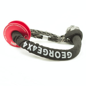 Ring & Soft Shackle Combo: RED Ring 11000kg + 22000kg silver Soft Shackle