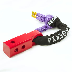 Combo: RED SK+  Hitch with Soft Shackle 13300kg  for Snatch Strap or Kinetic Rope