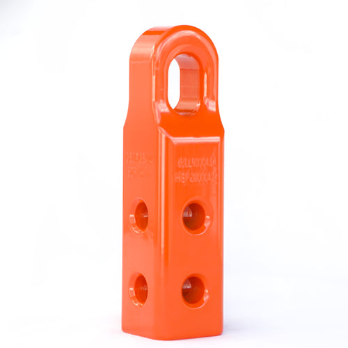 Long Body Orange EZFit Recovery Hitch with Big Oval Eyelet Hole for Soft Shackle & Steel Shackle