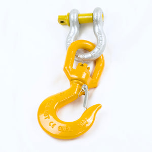 Excavator Hook Kit 3.2T, Swivel Hook 10mm +Bow Shackle 3.2t