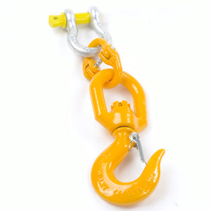 Excavator Hook Kit 5.3T, Swivel Hook 13mm + Hammerlock 13mm+Bow Shackle 6.5T
