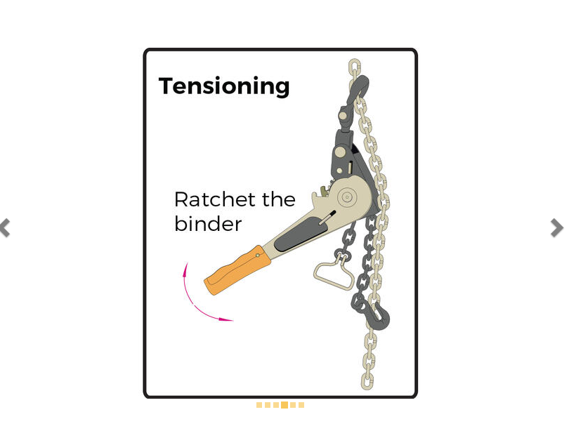 Maxibinder Ratchet Load Max 8mm LC3800kg Transport Restraint For Chain ...