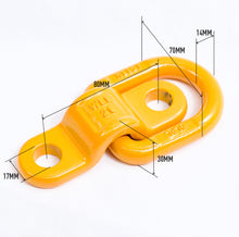 Load image into Gallery viewer, Bolt on Lifting Point WLL 2T Lifting ( LC 4000kg) D Ring Tie Down George 4x4