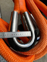 Load image into Gallery viewer, Heavy Duty Tow Strop 90ton Double Braided with Stainless Thimble Eye