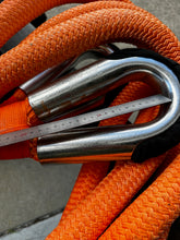 Load image into Gallery viewer, Heavy Duty Tow Strop 90ton Double Braided with Stainless Thimble Eye