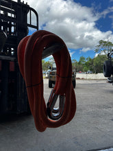 Load image into Gallery viewer, Heavy Duty Tow Strop 90ton Double Braided with Stainless Thimble Eye