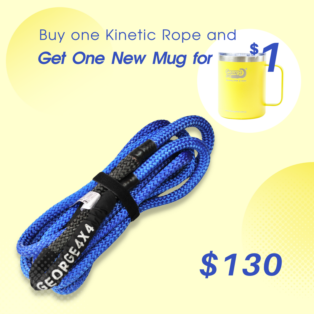 Nylon Kinetic Rope: 9m*8600kg Buy one and get one Cup For $1