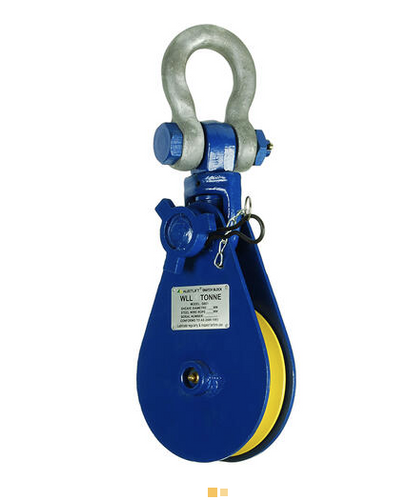 Snatch Block With Shackle Head, Heavy Duty Designed, 5:1 Safety factor