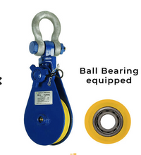 Load image into Gallery viewer, Snatch Block With Shackle Head, Heavy Duty Designed, 5:1 Safety factor