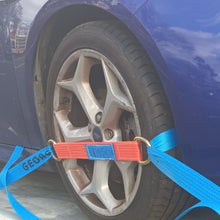 Load image into Gallery viewer, tie down strap car carrying wheel strap choke George4x4 George lifting