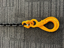 Load image into Gallery viewer, Grade 80 Chain Sling 10mm 1 Leg WLL 3.2Ton Custom Length Clevis Self Locking Safety Hook( Tested and Assembly in Australia)