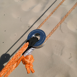 A Snatch pulley ring is an ideal alternative to a traditional snatch block. It's designed to fit soft shackles and synthetic winch ropes. It's lighter, smaller, and safer with no sharp edges. Curved surface and wider groove, less friction to ropes and soft shackles. Lighter, safer and more durable. Breaking strength 11000kg, strictly tested in Australia by NATA-certified lab Solid aluminium machined and polished Outer diam 100mm, inner diam 30mm Rope running 8mm to 14mm, 0.40kg 