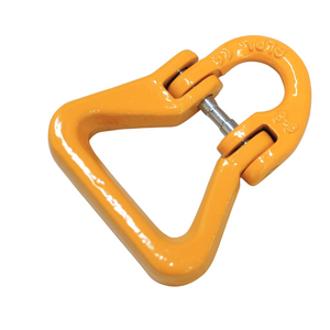 A hammerlock, a link that connects chains to other fittings when the chain link is too small. Made of high-quality alloy steel, drop forged and heat-treated for strength and flexibility. Easy to assemble and disassemble, often used to connect winch hooks to steel cable/synthetic winch rope. Consist of two separate body pieces, a tapered shaft, and a sleeve. Size: 6mm WLL: 1.12ton BS: 4.48ton (4 times of WLL) Grade: 80 (T8) Made from Quality Alloy steel Drop forged and heat treated