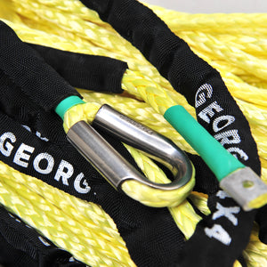 Winch Rope with SS Thimble Eye, 10mm*30m*9500kg, Australian Made, 4WD Recovery Gear 4x4 offroad