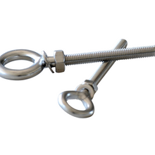 Load image into Gallery viewer, AISI316 Marine Stainless Steel Eye Bolt for Tie-Down Use, 6MM 8MM 10MM Long shank