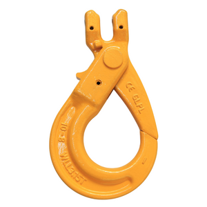 G80 Clevis Self Locking Safety Hook 10mm WLL 3.15ton, Grade 80 Chain Lifting Sling Components