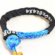 Blue Diamond knot Soft Shackle*1pc Hand spliced in Australia, Tested by NATA-accredited lab Super lightweight, can float in water UV-resistant, waterproof and more durable Protective sleeve fitted