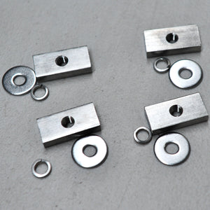 Channel Slot Nut M8 & M10 For Roof Rack Sliding Tie Down Bolts, with washers Marine Grade AISI316