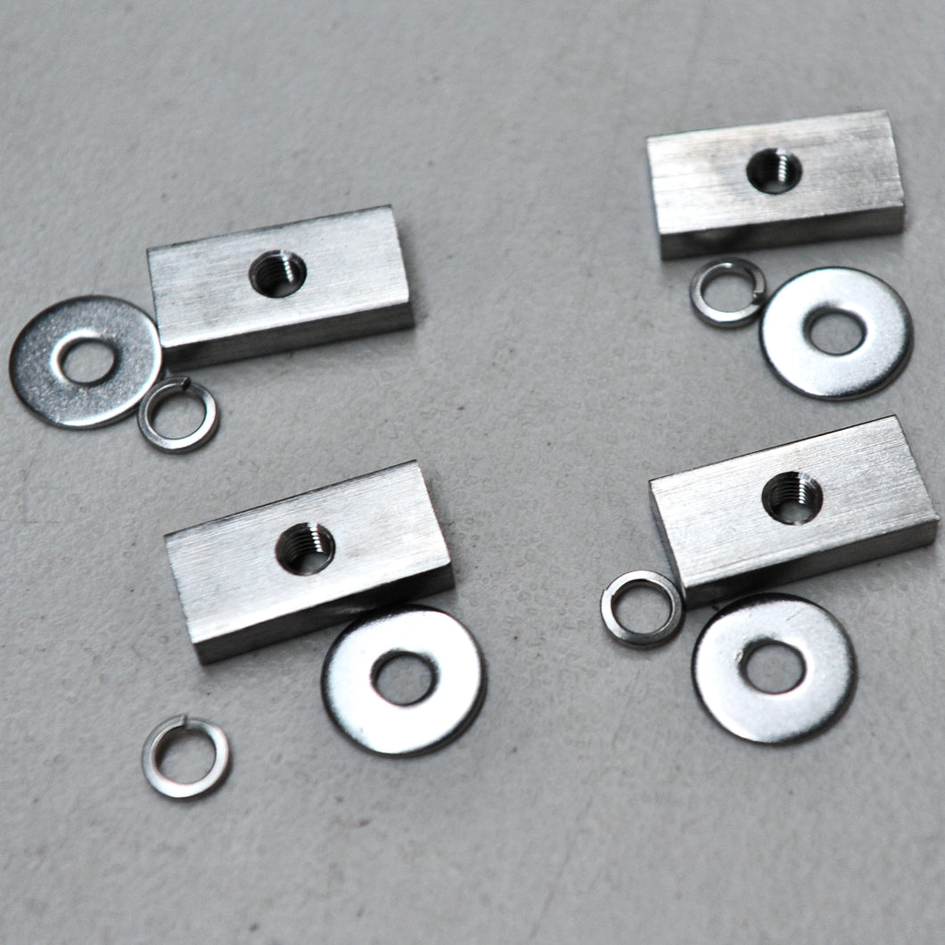Channel Slot Nut M8 & M10 For Roof Rack Sliding Tie Down Bolts, with washers Marine Grade AISI316