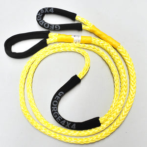 4WD Recovery Kit: 9500kg Bridle Rope + 2*Soft Shackles + Winch Ring