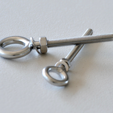 Load image into Gallery viewer, AISI316 Marine Stainless Steel Eye Bolt for Tie-Down Use, 6MM 8MM 10MM Long shank