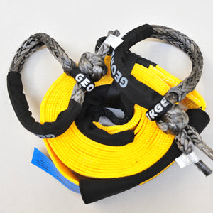 4WD Recovery Kit: Snatch Strap 11000kg + 2*Soft Shackles 19800kg