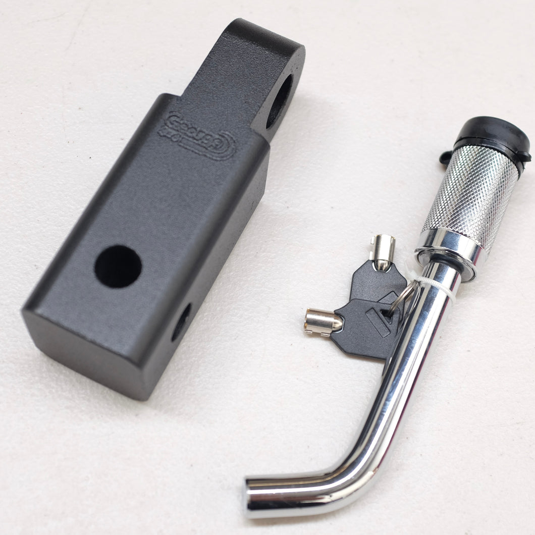 4WD Recovery kit: 5T Steel Tow Bar Hitch + Lockable Hitch Pin Bend Type( L) / Straight Type (S)
