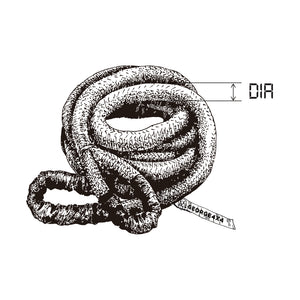 Nylon Kinetic Rope: 9m*8600kg, 4WD Recovery Gear