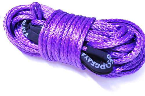 The George4x4 Towing Rope is made of a unique ultra-high molecular weight polyethylene material (UHMWPE), known as Dyneema/Spectra or high-modulus polyethylene (HMPE). High strength and low stretch.  UV resistant, waterproof and more durable Very light, can float in water Both ends have a soft loop and protective sleeves Static Rope Suitable for sailing, off-road towing Fitted for 4WD electric Winch, Hand Winch, Trailer Winch, Towing etc. 11mm, breaking strength 11000kg Australian made, tested