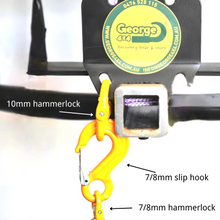 Load image into Gallery viewer, Hammerlock + Slip Hook for Trailer Safety Chain/Caravan Towing by George4x4 George Lifting