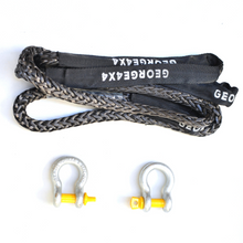 Load image into Gallery viewer, Equaliser Rope Combo: Bridle Rope(equaliser) 12mm*13200kg + 2*Rated Steel Shackles, 4WD Recovery Gear 4x4 offroad