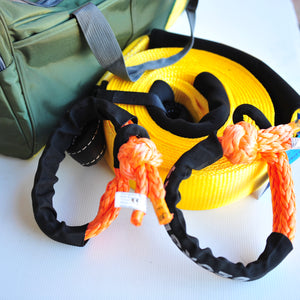 4WD Recovery Kit: Snatch Strap + 2*Soft Shackles + Large Bag