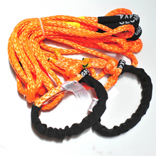 Load image into Gallery viewer, 4WD Recovery Kit: 1*11mm*11000kg Winch Extension Tow Rope + 2*Soft Shackles 15000kg