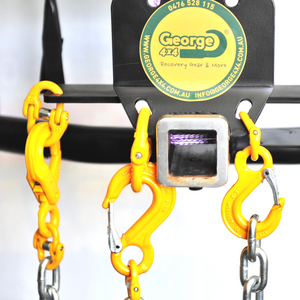 Hammerlock + Eye Hook for Trailer Safety Chain/Caravan Towing by George4x4 George Lifting