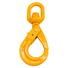 Load image into Gallery viewer, Big Winch Hook BS: 12600kg -- G80 Swivel Self Locking Safety Hook 10mm WLL 3.15ton