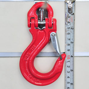 G80 Sling Winch Hook with Half Hammerlock 7/8mm*2000kg, 10mm*3150kg, 4WD recovery 4x4 Towing and Lifting