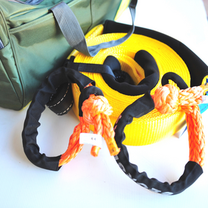 4WD Recovery Kit: Snatch Strap + 2*Soft Shackles + Large Bag