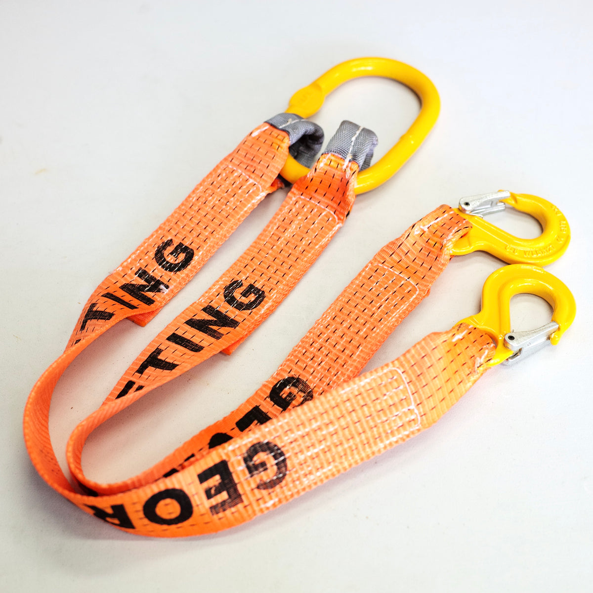 Towing V Bridle Straps 500mm with Master Oblong link + Eye hook Car Ca ...