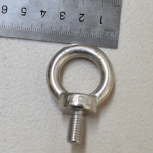 Load image into Gallery viewer, Eye Bolt DIN580 Stainless Steel AISI316, Marine Grade