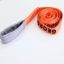 Load image into Gallery viewer, Quick lashing strap 3.5m with Single Loop for Car Carrying wheel Strap