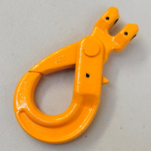 G80 Clevis Self Locking Safety Hook 6mm WLL 1.12ton, Grade 80 Chain Lifting Sling Components